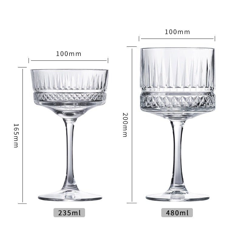 Bacci Home – Two-Piece Cocktail Glass Set