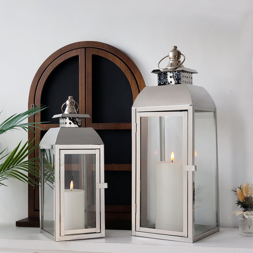 Bacci Home – Stainless Steel Candle Holders Set