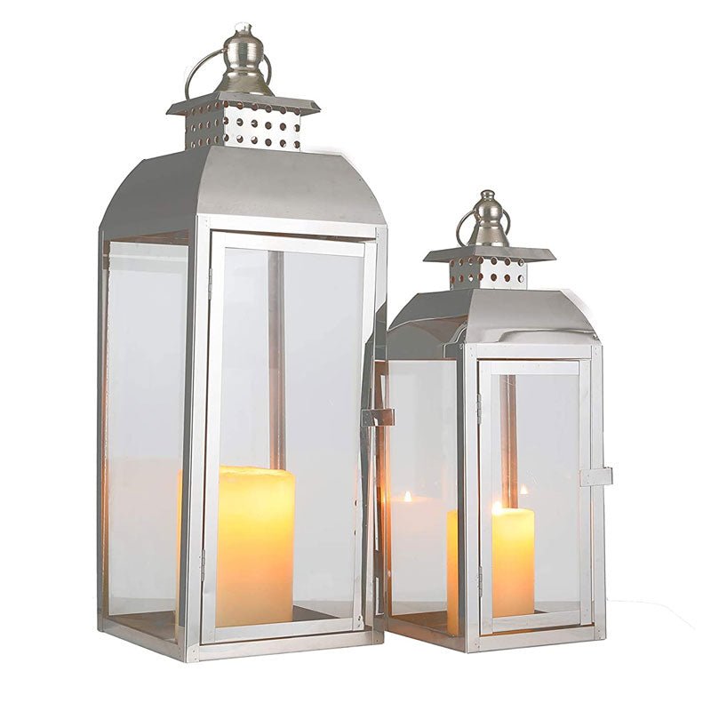 Bacci Home – Stainless Steel Candle Holders Set
