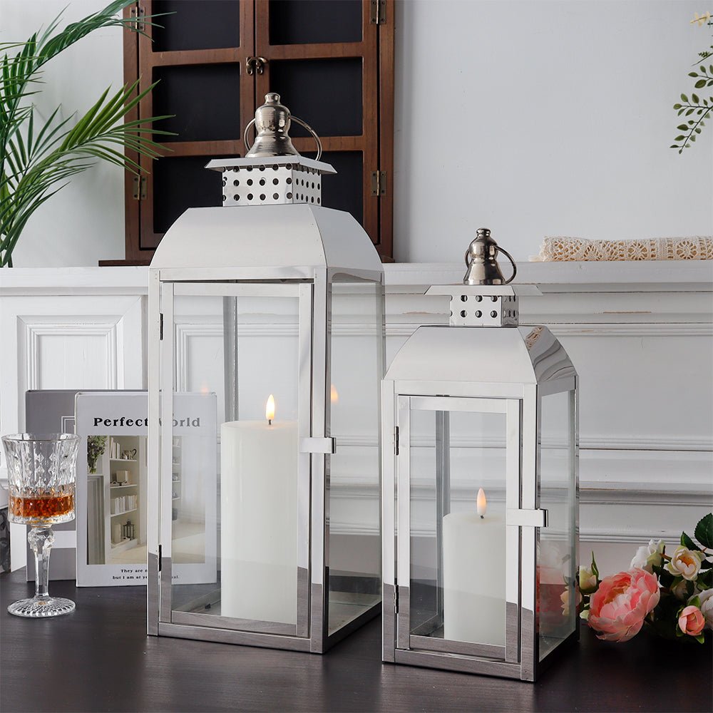 Bacci Home – Stainless Steel Candle Holders Set