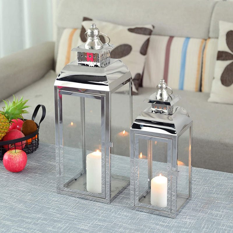 Bacci Home – Stainless Steel Candle Holders Set