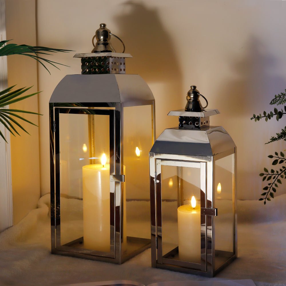 Bacci Home – Stainless Steel Candle Holders Set