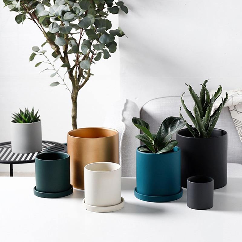 Bacci Home – Classic Round Ceramic Pot