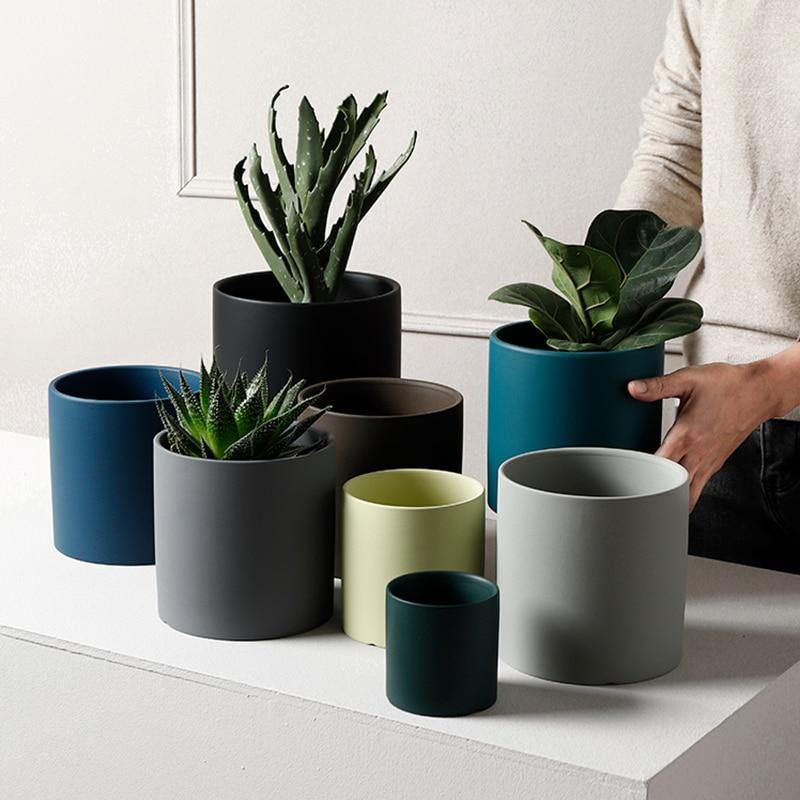 Bacci Home – Classic Round Ceramic Pot