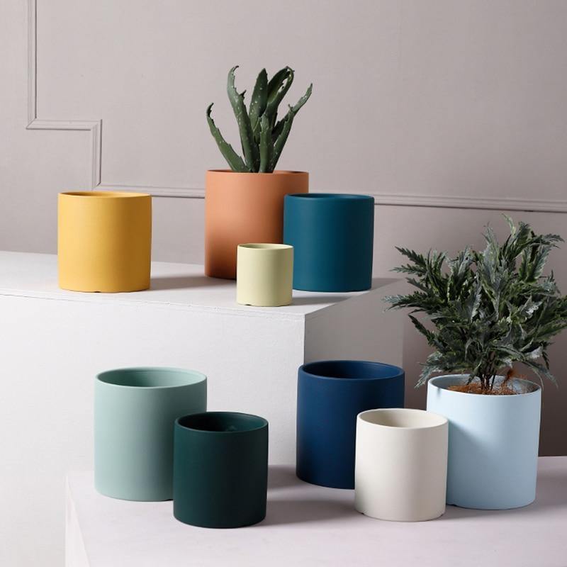 Bacci Home – Classic Round Ceramic Pot