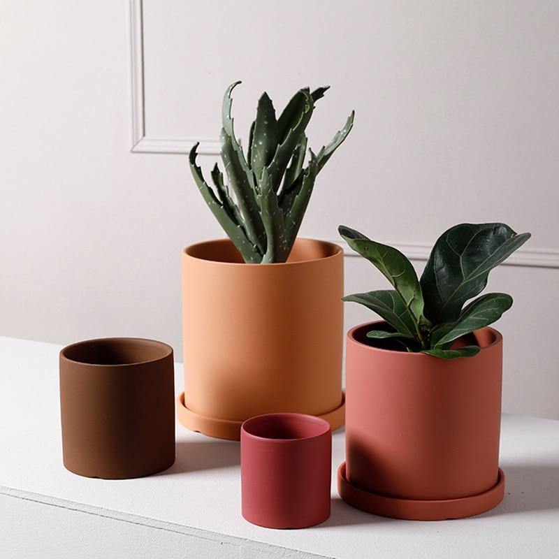Bacci Home – Classic Round Ceramic Pot