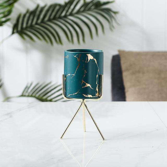 Bacci Home – Marble Planter with Stand
