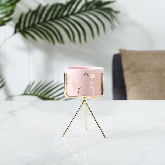 Bacci Home – Marble Planter with Stand