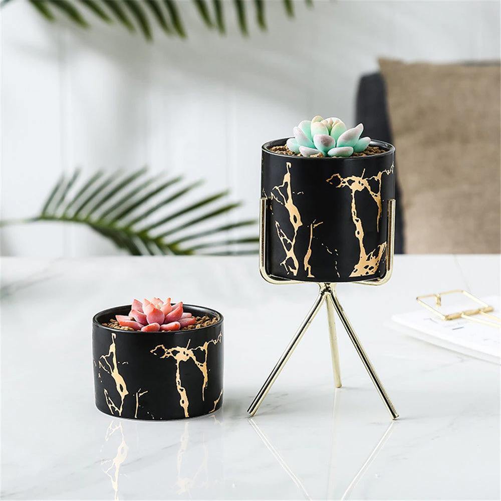 Bacci Home – Marble Planter with Stand