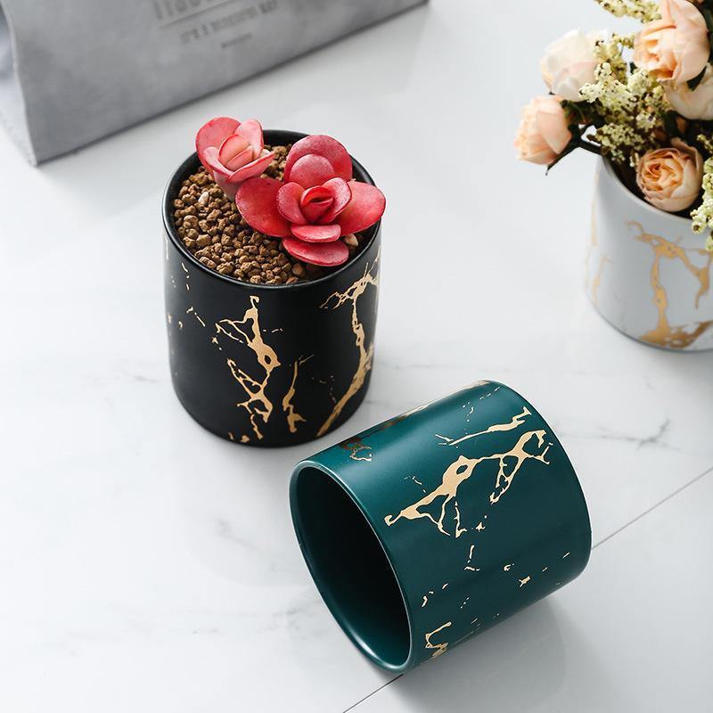 Bacci Home – Marble Planter with Stand