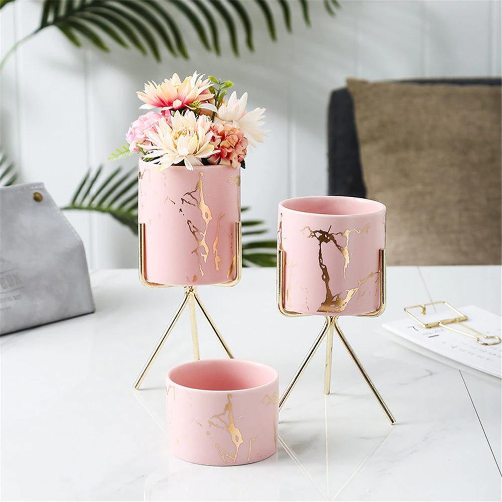 Bacci Home – Marble Planter with Stand
