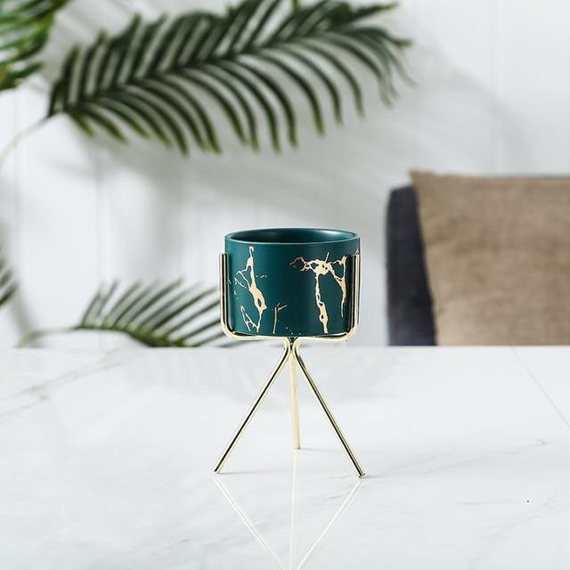 Bacci Home – Marble Planter with Stand