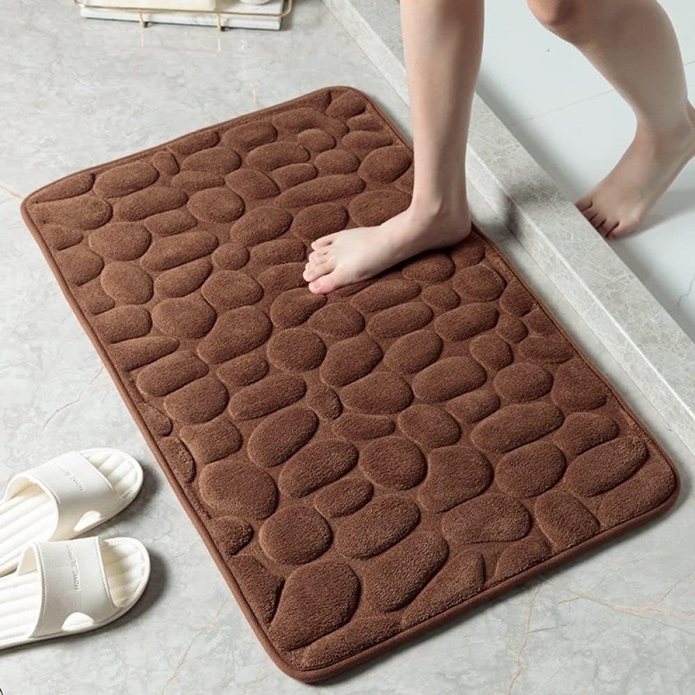Bacci Home – Versatile Cobblestone Bathroom Mat