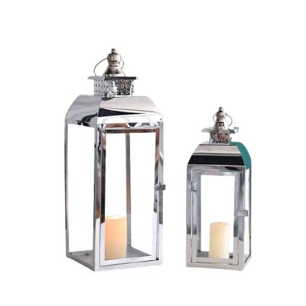 Bacci Home – Stainless Steel Candle Holders Set