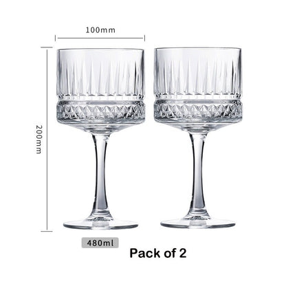 Bacci Home – Two-Piece Cocktail Glass Set