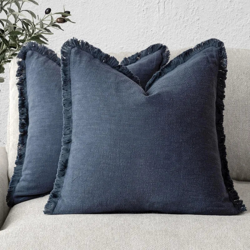 Bacci Home – Ruffle Covers in Cotton Linen
