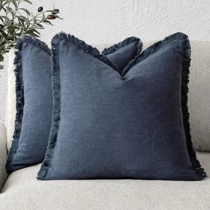 Bacci Home – Ruffle Covers in Cotton Linen