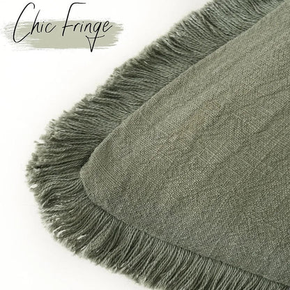 Bacci Home – Ruffle Covers in Cotton Linen