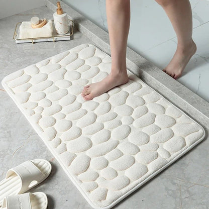 Bacci Home – Versatile Cobblestone Bathroom Mat