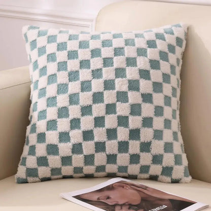 Bacci Home – Checked Cushion Cover in Multi-Color