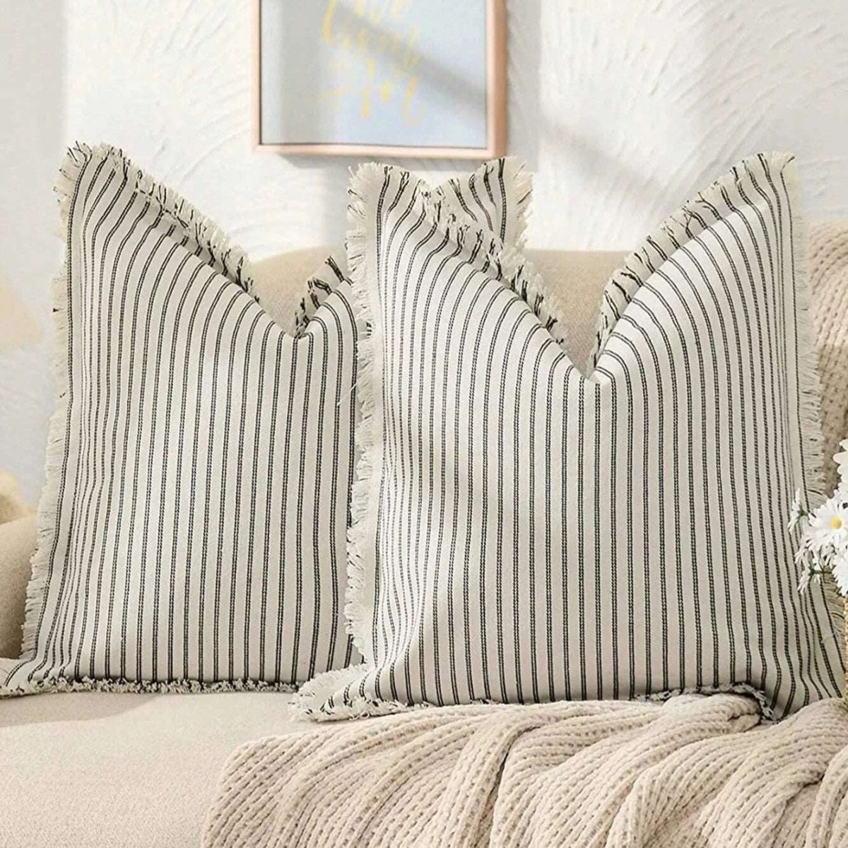 Bacci Home – Nordic Striped Pillow Cover