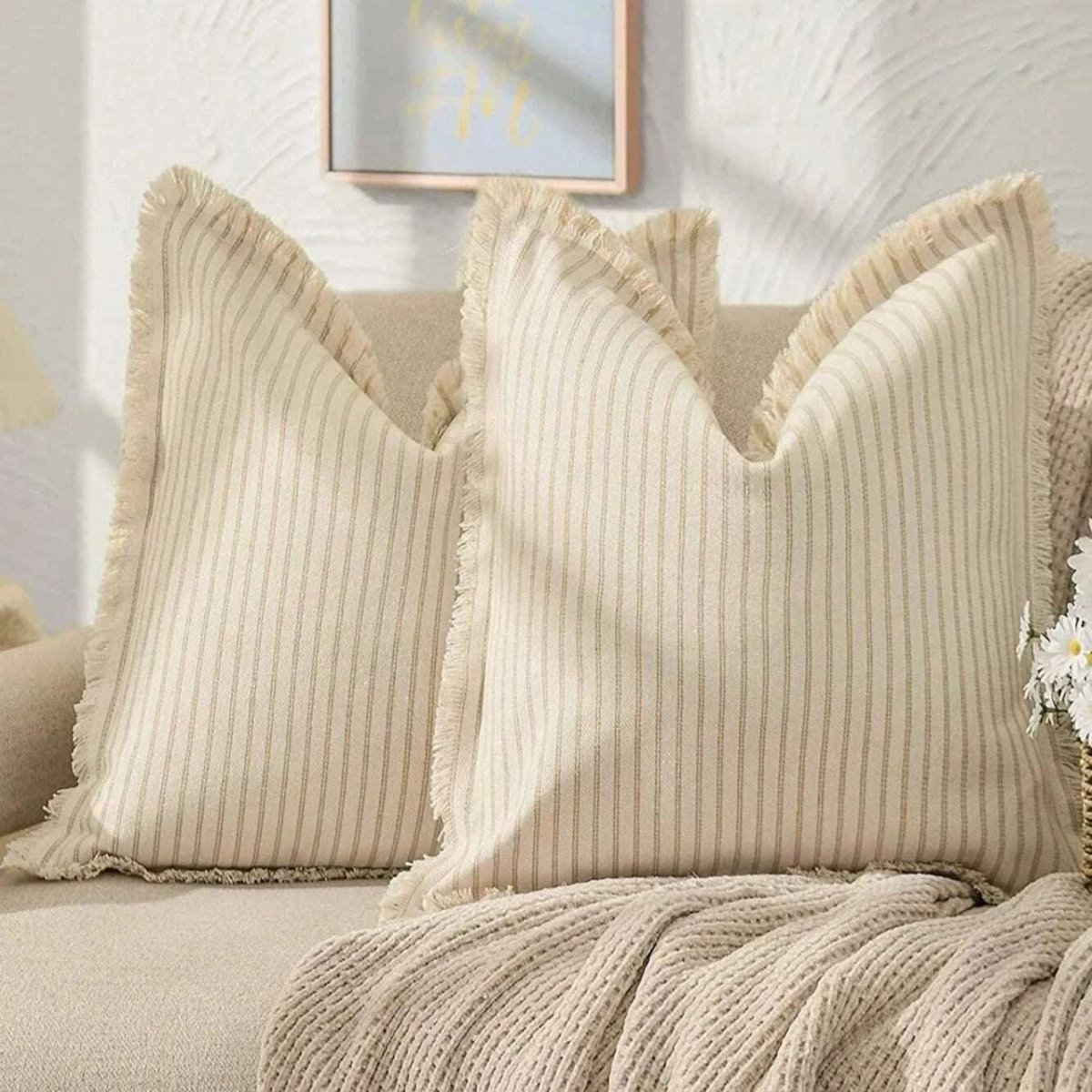 Bacci Home – Nordic Striped Pillow Cover