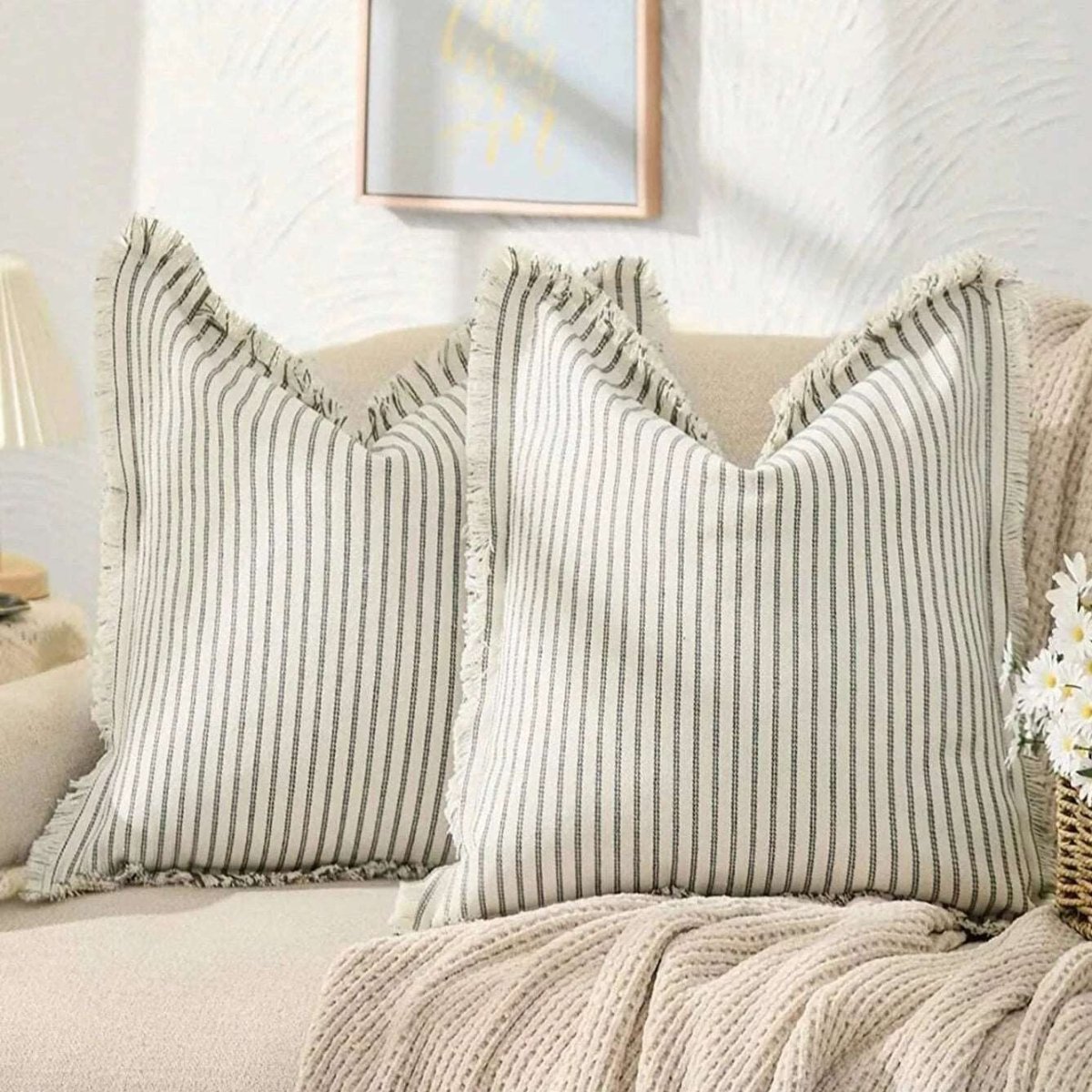 Bacci Home – Nordic Striped Pillow Cover